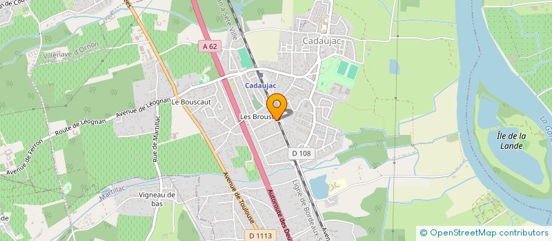 localisation de l'entreprise LSM  CADAUJAC