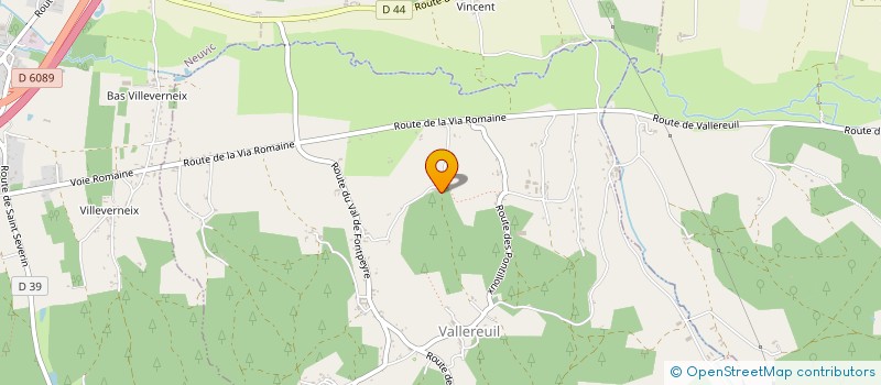 localisation de l'entreprise LSM  VALLEREUIL