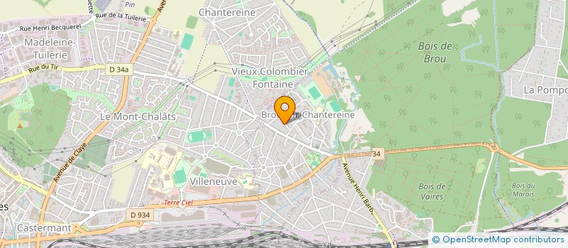localisation de l'entreprise LSM  BROU-SUR-CHANTEREINE