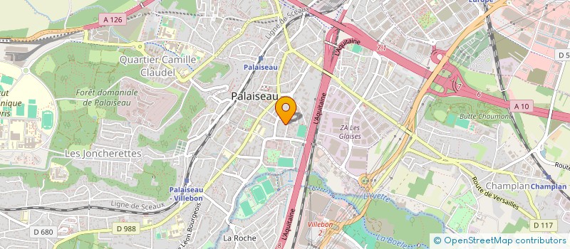 localisation de l'entreprise LSM AUTO CONSEIL à PALAISEAU