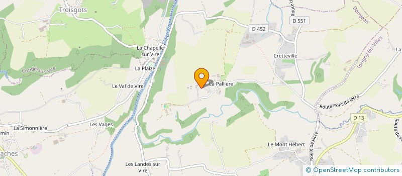 localisation de l'entreprise LSM CHARPENTE  SAINT-VIGOR-DES-MONTS