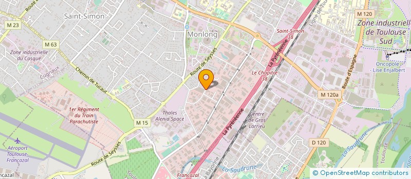 localisation de l'entreprise LSM LOGISTIQUE SERVICES MANUTENTION à TOULOUSE