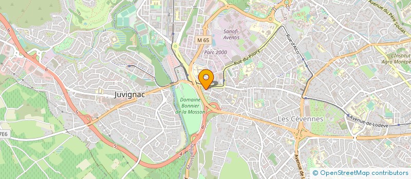 localisation de l'entreprise LSM MAG à MONTPELLIER