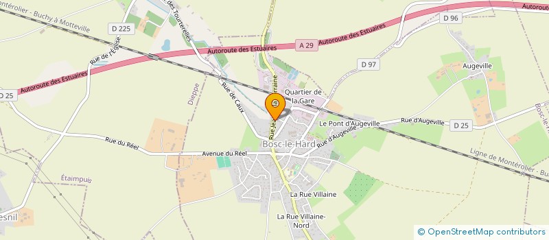 localisation de l'entreprise LSM PAYSAGE  BOSC-LE-HARD