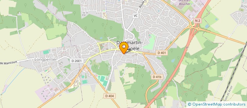 localisation de l'entreprise LSM TERRASSEMENT à DAMMARTIN-EN-GOELE