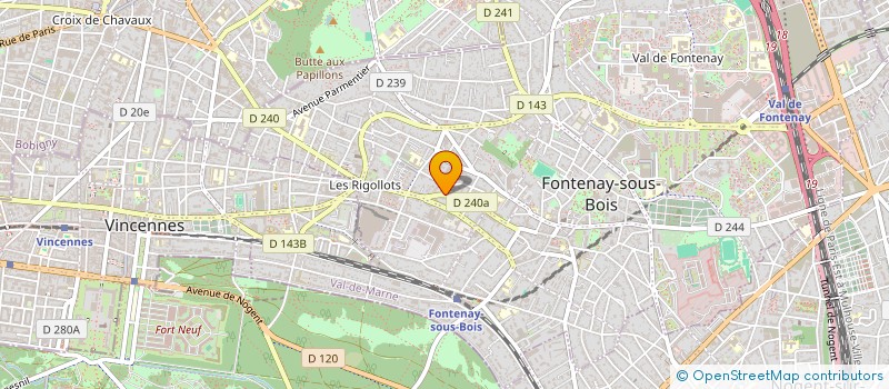 localisation de l'entreprise LSM TRAVAUX à FONTENAY SOUS BOIS