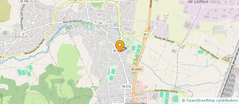 localisation de l'entreprise LSM63  CEBAZAT