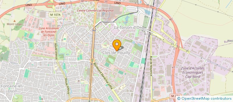 localisation de l'entreprise LSME à DIJON