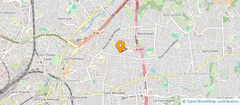 localisation de l'entreprise LSMED à MARSEILLE