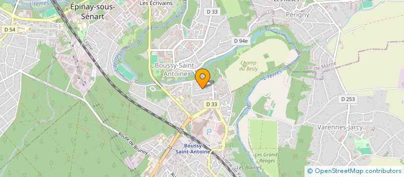 localisation de l'entreprise LSN CAP  BOUSSY-SAINT-ANTOINE