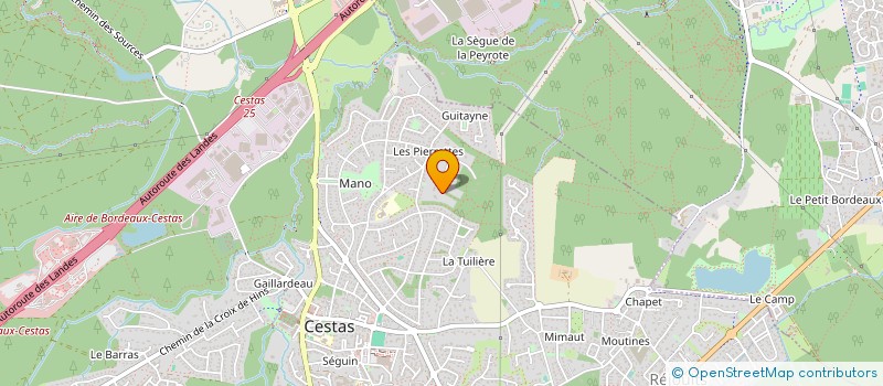 localisation de l'entreprise LSNA  CESTAS