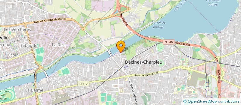 localisation de l'entreprise LSO GIMENEZ  DECINES CHARPIEU