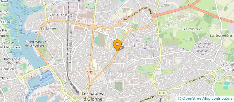 localisation de l'entreprise LSO SAP SERVICES à LES SABLES D'OLONNE