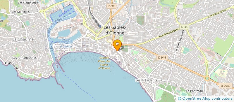 localisation de l'entreprise LSODIS à LES SABLES D'OLONNE