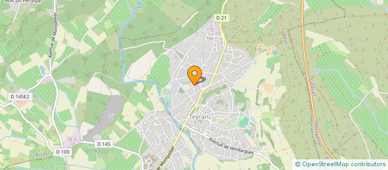 localisation de l'entreprise LSP  TEYRAN