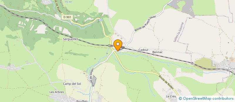 localisation de l'entreprise LSP  SALLES-LA-SOURCE