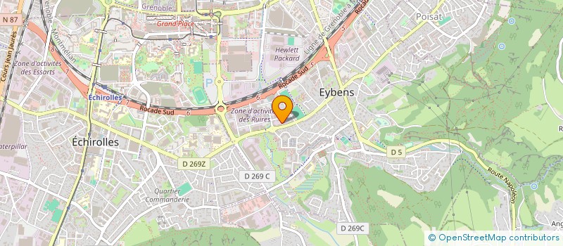 localisation de l'entreprise LSP  EYBENS