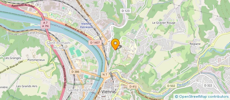 localisation de l'entreprise LSP-AM à VIENNE