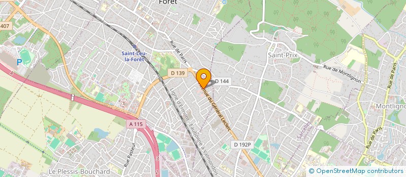 localisation de l'entreprise LSP BATIMENT  SAINT-LEU-LA-FORET