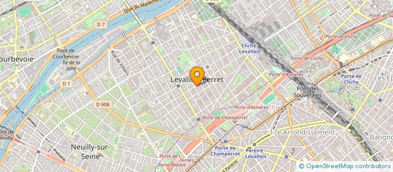 localisation de l'entreprise LSP CHALLENGES à LEVALLOIS-PERRET