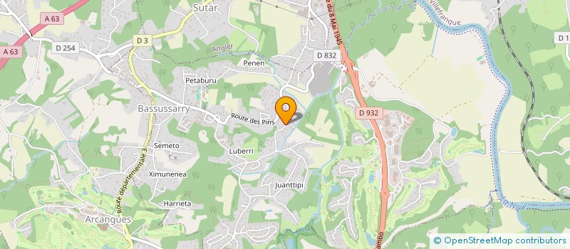 localisation de l'entreprise LSP CONCIERGERIE  BASSUSSARRY