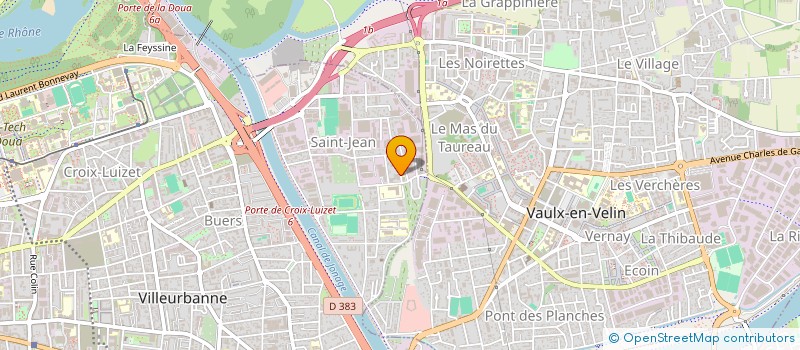 localisation de l'entreprise LSP GROUPE à VILLEURBANNE
