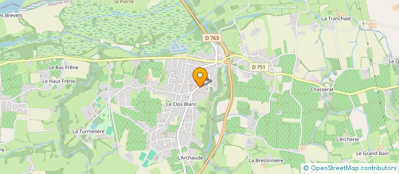 localisation de l'entreprise LSP (LA SIGNALISATION PROFESSIONNELLE) à OREE-D'ANJOU
