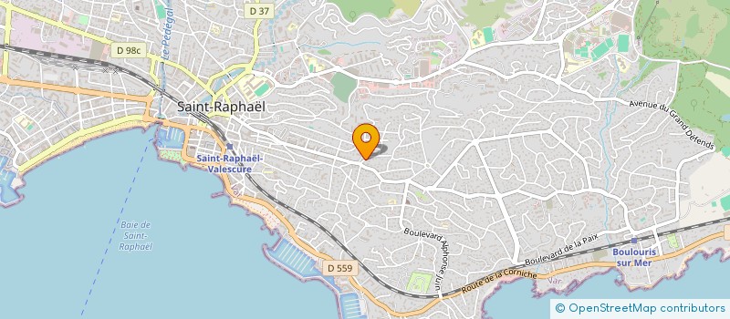 localisation de l'entreprise LSPG SARL à SAINT-RAPHAEL