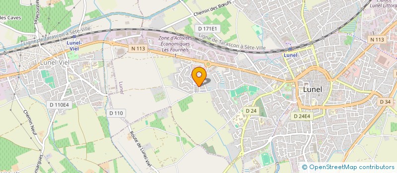 localisation de l'entreprise LSPI à LUNEL
