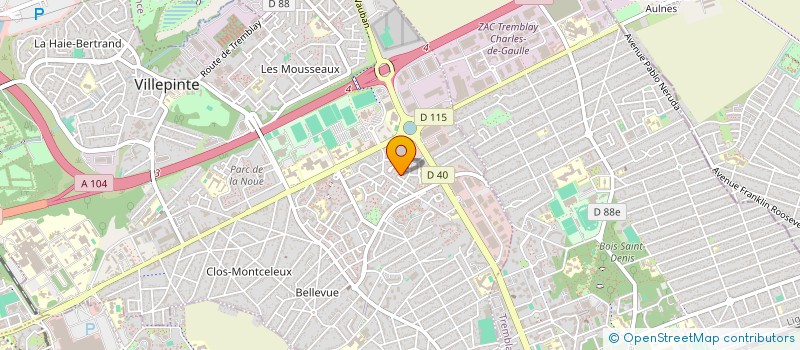 localisation de l'entreprise LSQ à VILLEPINTE