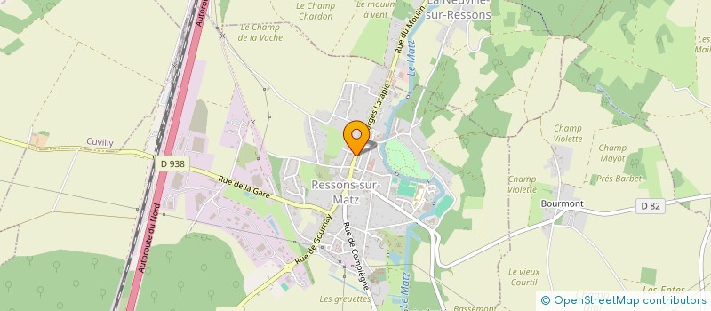 localisation de l'entreprise LSR à RESSONS-SUR-MATZ