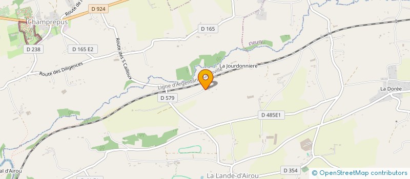 localisation de l'entreprise LSR  LA LANDE-D'AIROU