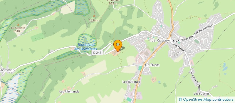 localisation de l'entreprise LSR  LE RUSSEY