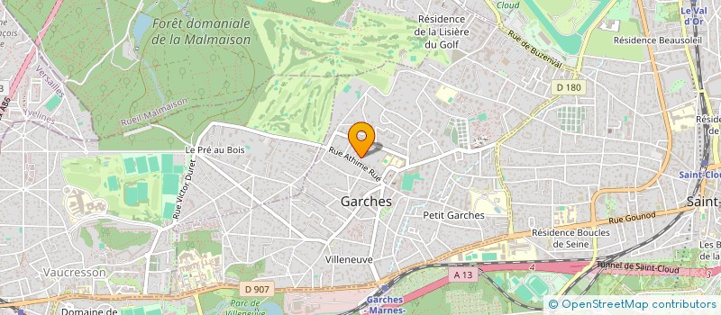 localisation de l'entreprise LSR PARIS à GARCHES