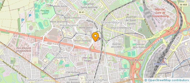 localisation de l'entreprise LSR PROPRETE GRAND EST  STRASBOURG