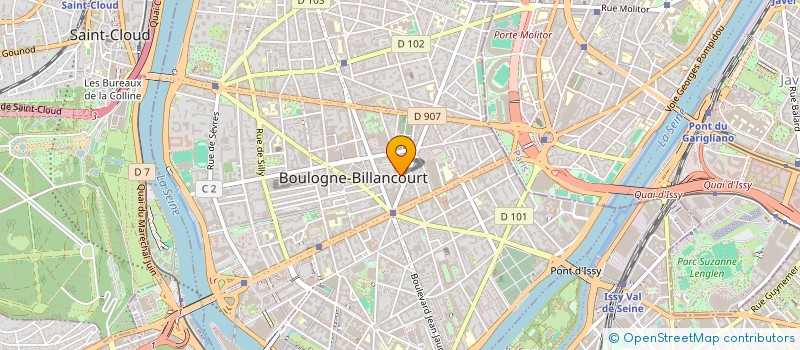 localisation de l'entreprise LSR SHOPPING à BOULOGNE-BILLANCOURT