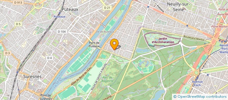 localisation de l'entreprise LSRP à NEUILLY-SUR-SEINE