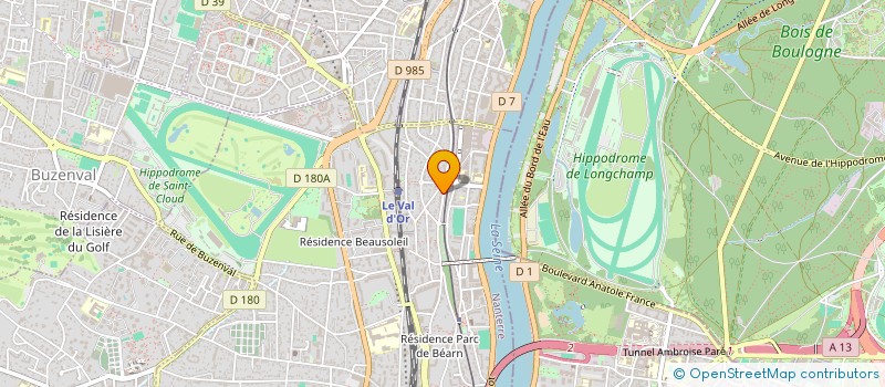localisation de l'entreprise LSS CONSEIL à SAINT-CLOUD