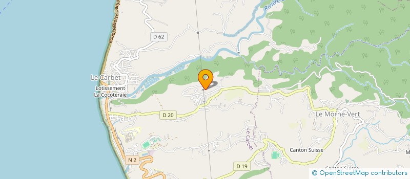 localisation de l'entreprise LSSAG  LE CARBET