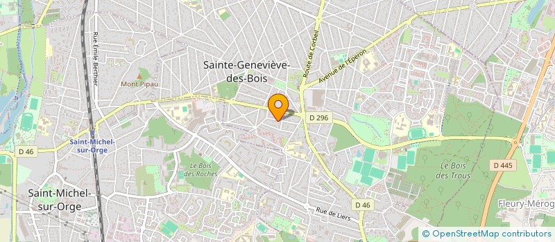 localisation de l'entreprise LSSD à SAINTE-GENEVIEVE-DES-BOIS