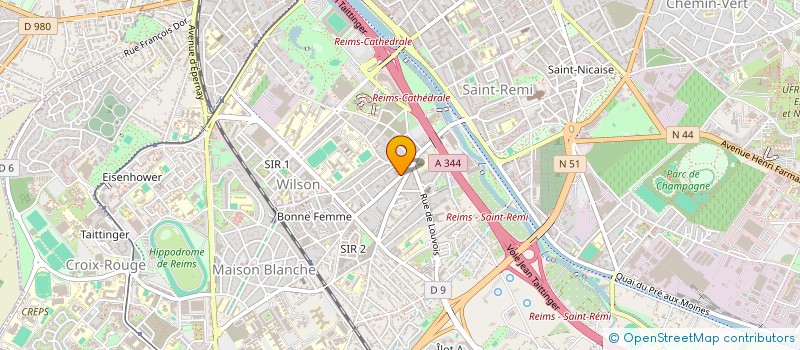 localisation de l'entreprise LSSM  REIMS