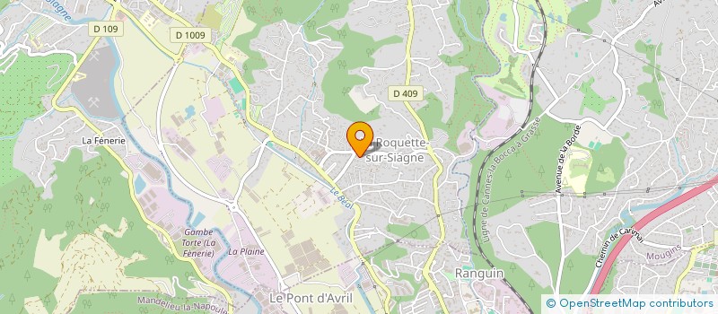 localisation de l'entreprise LST à LA ROQUETTE-SUR-SIAGNE