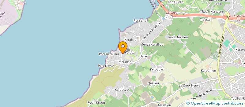 localisation de l'entreprise LST  PLOUGASTEL-DAOULAS