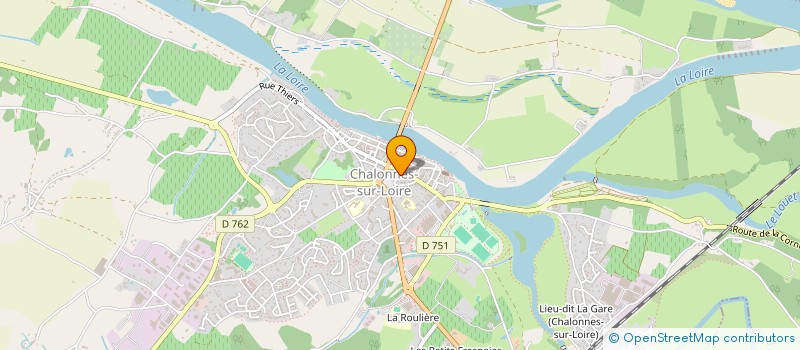 localisation de l'entreprise LSTETIC à CHALONNES-SUR-LOIRE