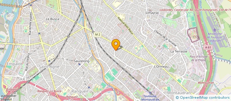 localisation de l'entreprise LSTP à TOULOUSE