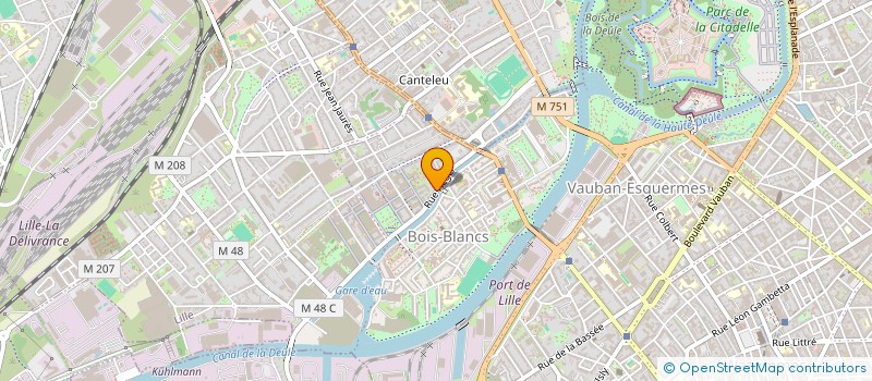 localisation de l'entreprise LSTRMT  LILLE