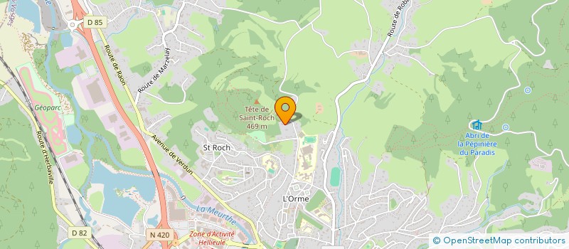 localisation de l'entreprise LSTT  SAINT-DIE-DES-VOSGES