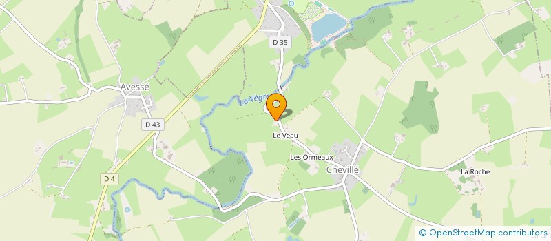 localisation de l'entreprise LSTVB  CHEVILLE