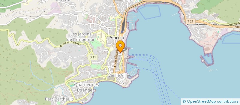 localisation de l'entreprise LSV à AJACCIO