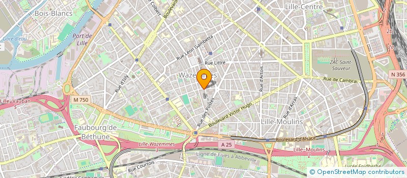 localisation de l'entreprise LSW à LILLE
